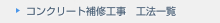 コンクリート補修工事　工法一覧